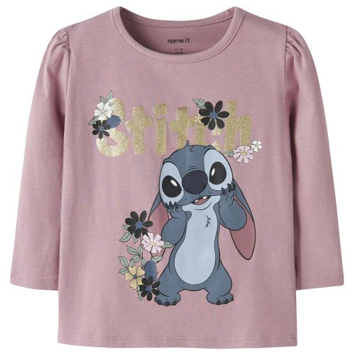 Name It Βρεφική μακρυμάνικη μπλούζα Jina Stitch Top Box Long Sleeved T-Shirt